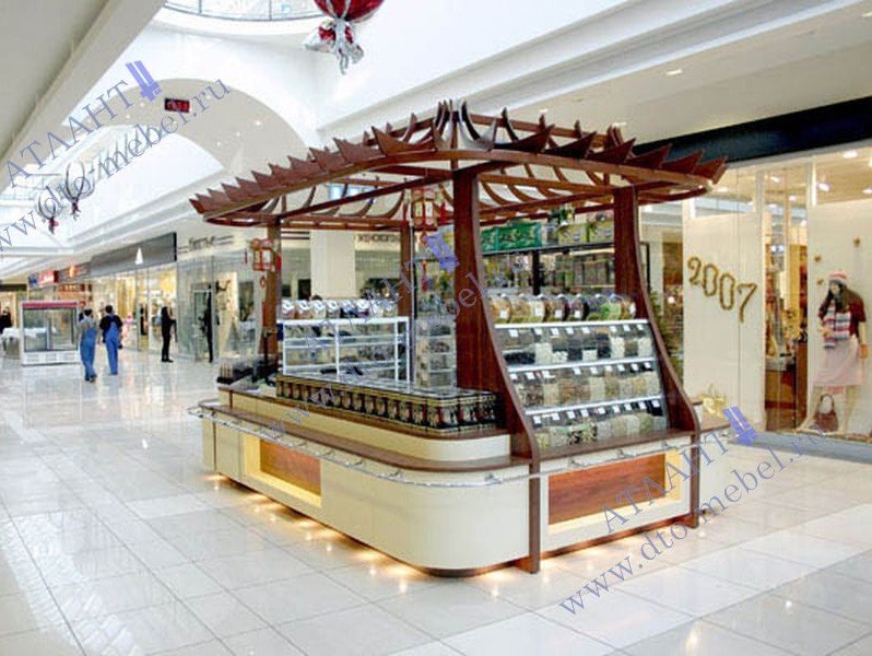 Нестандартные витрины ЛДСП