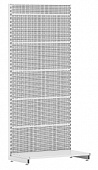Торговый пристенный перфорированный стеллаж L=1000 мм H=2250 мм